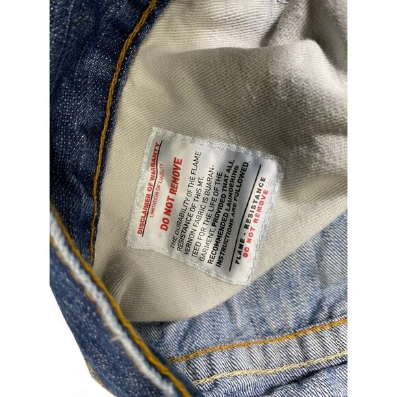 Ariat M4 Cat 2 Low-Rise Flame Resistant Bootcut Denim Jeans Men's Size 40X30 - Picture 9 of 16